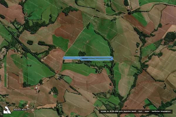 Imagem de satélite de Granja Meggiolaro - Parcela 1 em Boa Vista do Cadeado - RS