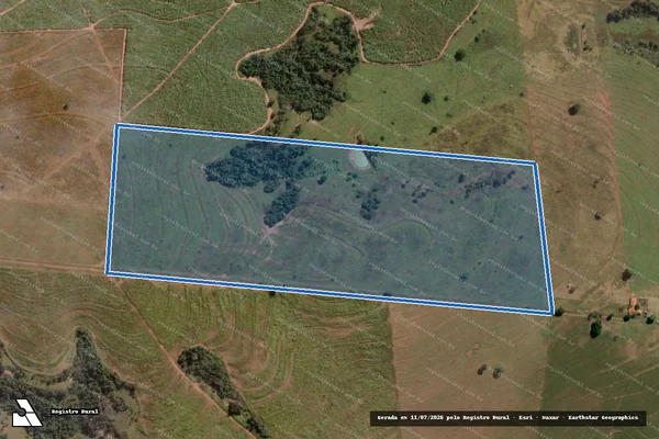 Imagem de satélite de Fazenda Santa Luzia ? Gleba 01 - Matrícula 12.166 - Gleba 01 em Auriflama - SP