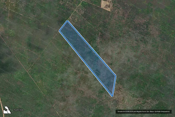Imagem de satélite de PROJETO DE ASSENTAMENTO SÃO MIGUEL - LOTE 8 - Parte 1 em São Bento do Norte - RN