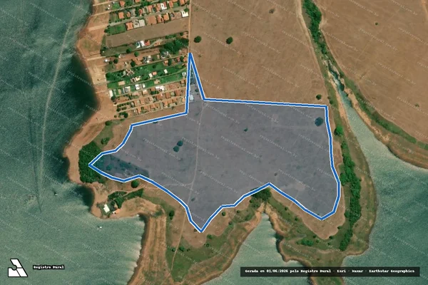 Imagem de satélite de FAZENDA VOLTA GRANDE - Gleba 03 em Buriti Alegre - GO