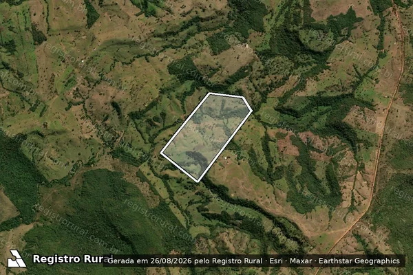 Imagem de satélite de Fazenda São José - Parte 1 em Poxoréu - MT