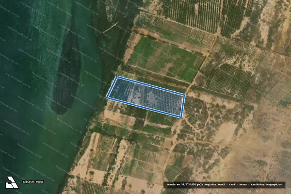Imagem de satélite de SITIO SANTA ROSA - Parte 1 em Juazeiro - BA