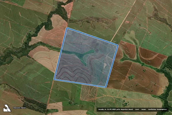 Imagem de satélite de Fazenda Boa Esperança - Parte 1 em Mirandópolis - SP