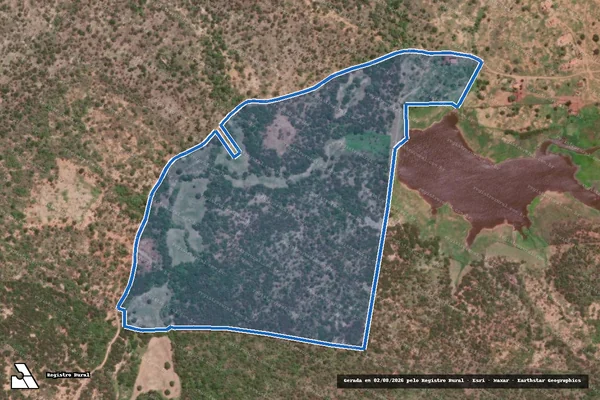 Imagem de satélite de FAZENDA VÁRZEA FORMOSA ? PARCELA 6A - Parte 1 em Tauá - CE
