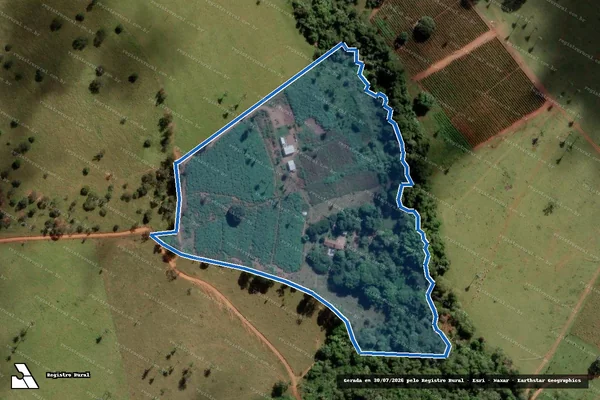 Imagem de satélite de FAZENDA PARAÍSO DE CIMA - Parte 1 em Ouvidor - GO