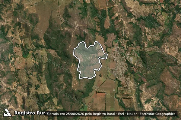 Imagem de satélite de FAZENDA SACO DOS COCHOS - Fazenda Saco dos Cochos - Gleba  2 em Cordisburgo - MG