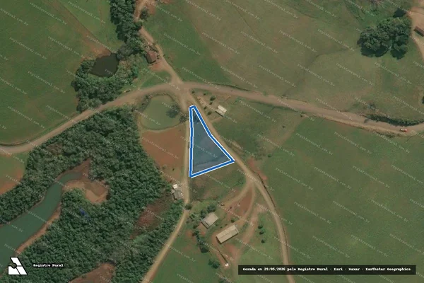 Imagem de satélite de Santa Catarina Gleba 04 - Gleba 04 em Abdon Batista - SC