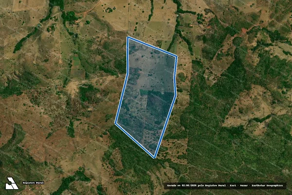 Imagem de satélite de FAZENDA VAO DE BACABA - 02 em Fortaleza dos Nogueiras - MA