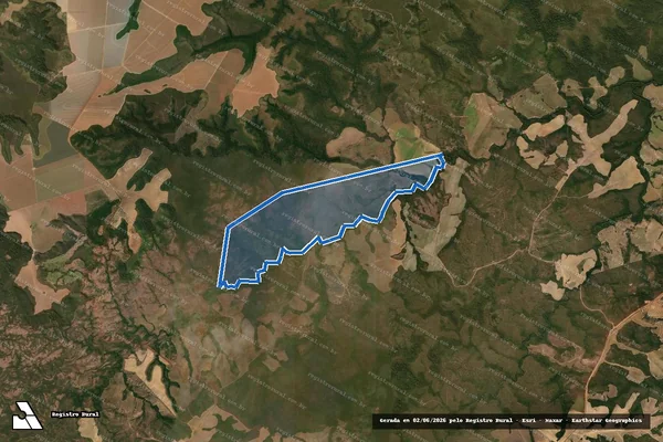 Imagem de satélite de FAZENDA CAMILA 86 em Paranatinga - MT
