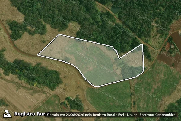 Imagem de satélite de Lote 288 ? Projeto de Assentamento Eli Vive I - LOTE 288-P2 em Londrina - PR