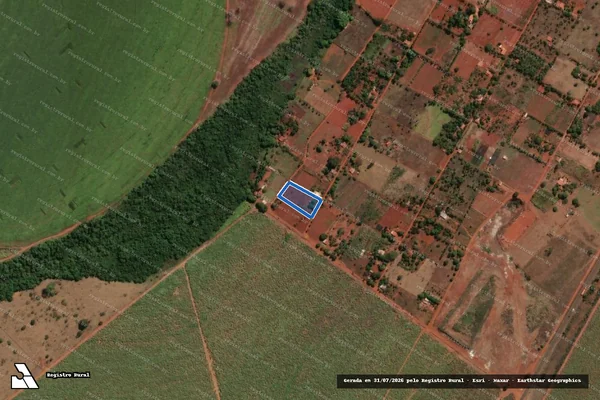 Imagem de satélite de FAZENDA SANTA LUZIA - Lote 124-A em Paranaiguara - GO
