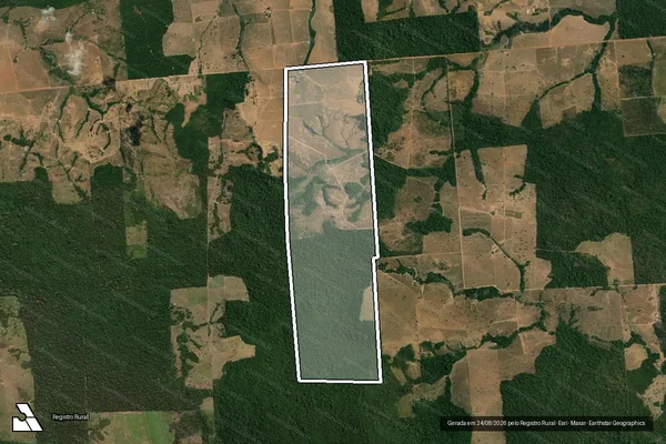 Imagem de satélite de FAZENDA TROPEIRO VELHO - FAZENDA TROPEIRO VELHO em Alta Floresta - MT