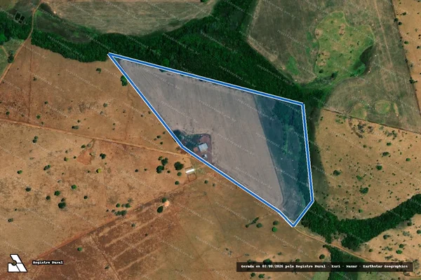Imagem de satélite de FAZENDA TABULEIRO DO MEIO - PARCELA 002 em Feira Nova do Maranhão - MA
