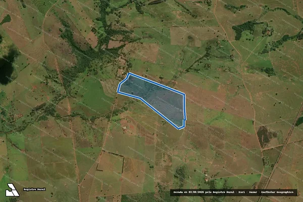 Imagem de satélite de FAZENDA LAGOA SECA - Gleba 01 em Presidente Venceslau - SP