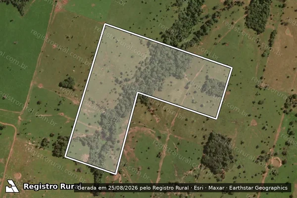 Imagem de satélite de FAZENDA DOIS RIOS em Rondonópolis - MT