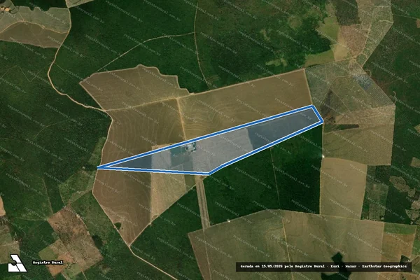 Imagem de satélite de FAZENDA SÃO RAIMNUDO - Fazenda Nossa Senhora Aparecida em Fortuna - MA