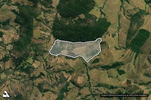 Imagem de satélite de FAZENDA PRIMAVERA - Gleba 01 em Passa Tempo - MG