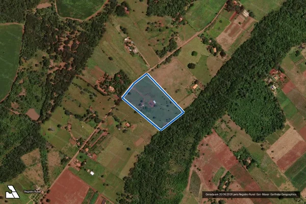 Imagem de satélite de Fazenda Pouso Alegre Gleba A ? Lote 19 - Parte 1 em Campo Grande - MS