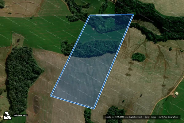 Imagem de satélite de IMOVEL ARROIO GRANDE ? LOTE - Parte 1 em Pitanga - PR
