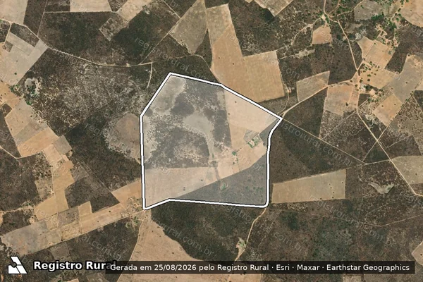 Imagem de satélite de Sítio Pedras - Parte 1 em Ouricuri - PE