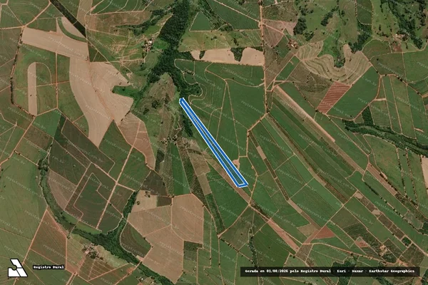 Imagem de satélite de SÍTIO SÃO JOÃO - SÍTIO SÃO JOÃO em Urupês - SP