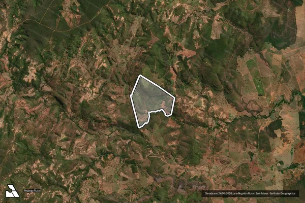 Imagem de satélite de FAZENDAS CANABRAVA DE MANOEL VICENTE E BOQUEIRÃO em Montes Claros - MG