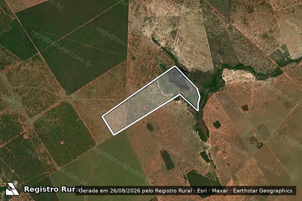 Imagem de satélite de FAZENDA PARAISO - Parte 1 em Campo Grande - MS