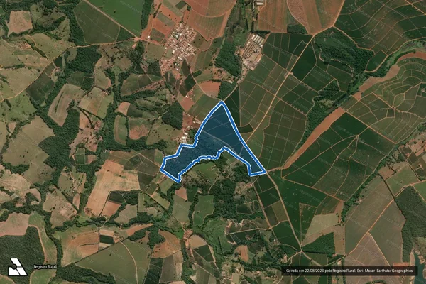 Imagem de satélite de FAZENDA UNIÃO - Gleba 3 em São José da Barra - MG