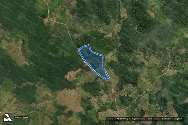 Imagem de satélite de FAZENDA CRUZEIRO DO SUL  - Parte 1 em Dário Meira - BA