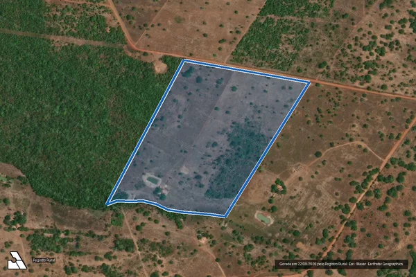 Imagem de satélite de PROJETO DE ASSENTAMENTO TOLEDO I, LOTE 30 - P.A. TOLEDO I, LOTE 30 em Divinópolis do Tocantins - TO