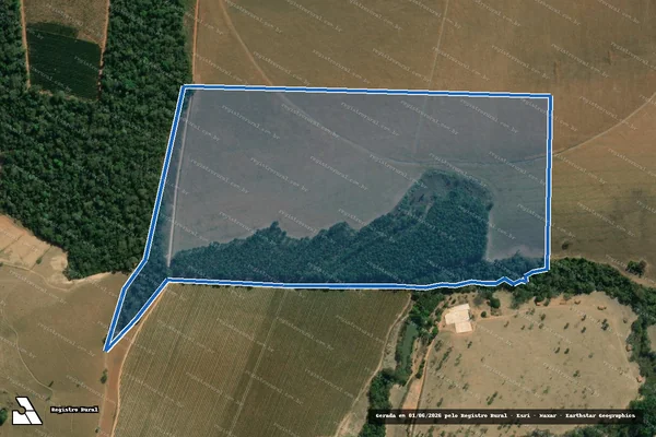 Imagem de satélite de Fazenda Grama - Parcela 1 em Campos Gerais - MG