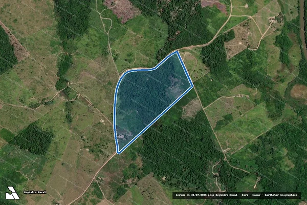 Imagem de satélite de PA ALCOBAÇA ? LOTE 527 - Parte 2 em Breu Branco - PA