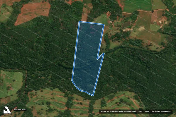 Imagem de satélite de Fazenda Santo Angelo ? Área de Posse ? Sitio Laurival dos Santos - Fazenda Santo Angelo ? Área de Posse ? Sitio Laurival dos Santos em Guaraniaçu - PR