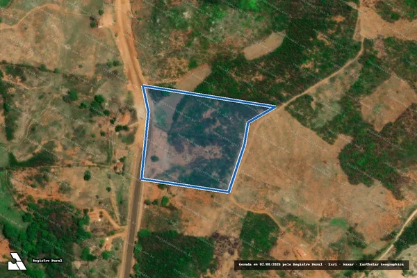 Imagem de satélite de SITIO MAMOEIRO ? LOTE 3635 - Parte 1 em Pereiro - CE