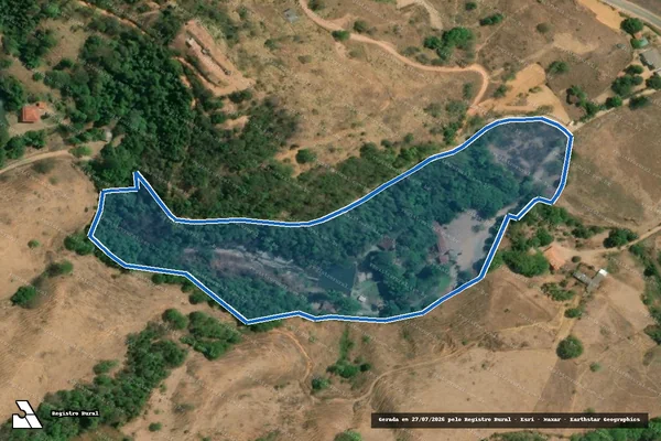 Imagem de satélite de FAZENDA TOCANTINS, BOA VISTA DE CIMA - Parte 1 em Santana do Paraíso - MG