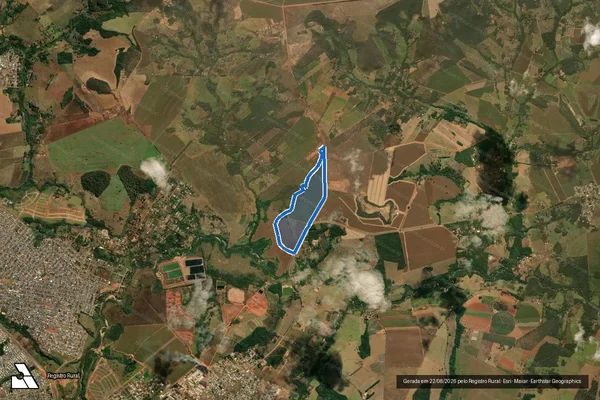 Imagem de satélite de Fazenda Godoi em Anápolis - GO