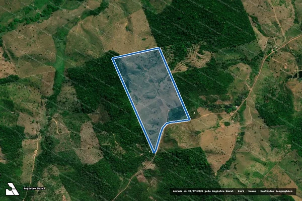 Imagem de satélite de PA RIO BRANCO - LOTE 164 - LOTE 164 (A) em Marabá - PA