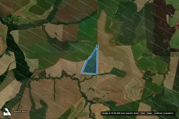 Imagem de satélite de Fazenda Centenário - Parte 1 em Cascavel - PR