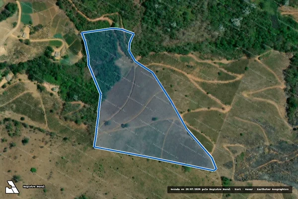 Imagem de satélite de CÓRREGO DOS CHICAS  - Parte 1 em Piedade de Caratinga - MG