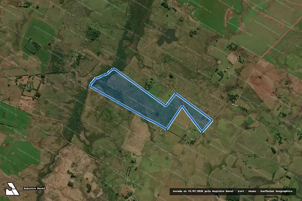 Imagem de satélite de Estabelecimento do Cinamomo - Estabelecimento Cinamomo em Alegrete - RS