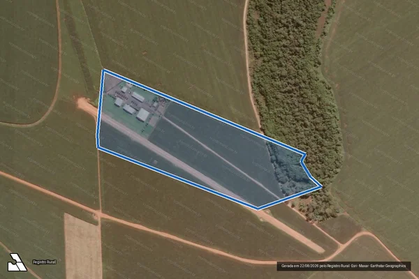 Imagem de satélite de Fazenda São Tomaz Queixada - Parcela 1 em Rio Verde - GO