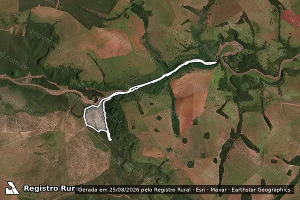 Imagem de satélite de Fazenda Monjolinho - Gleba 02 em Itarumã - GO