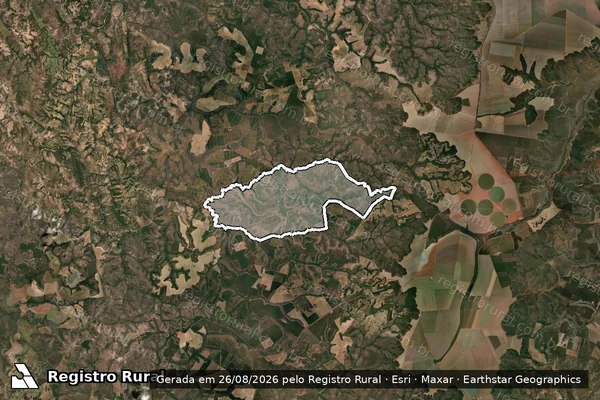 Imagem de satélite de Fazenda Santa Rita - Parte 1 em João Pinheiro - MG