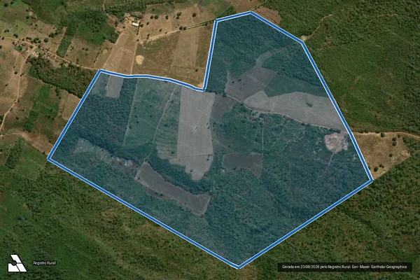 Imagem de satélite de Fazenda Genipapo - Fazenda Genipapo em Passagem Franca - MA