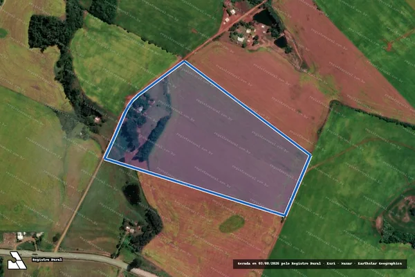 Imagem de satélite de PA Santa Tecla ? Lote 33 - Lote 33 em Jóia - RS
