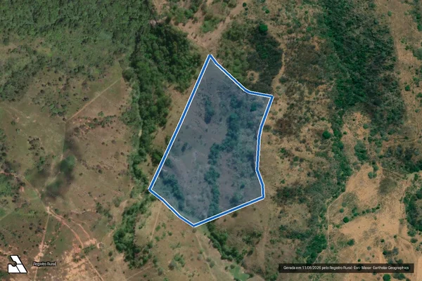 Imagem de satélite de FAZENDA ÁGUA LIMPA - Gleba 02 em Governador Valadares - MG