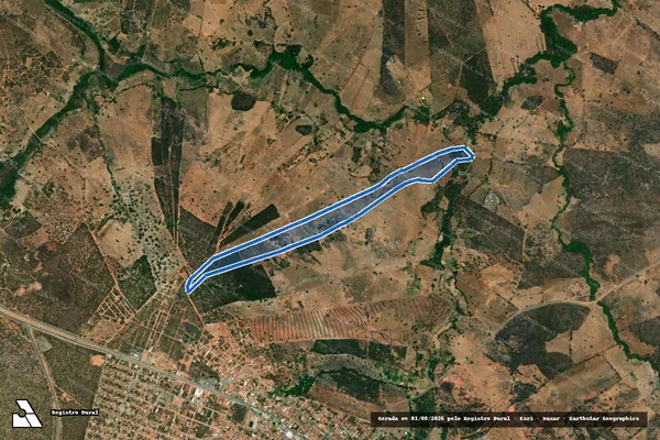 Imagem de satélite de FAZENDA LANDIM - Parcela 1 em Coribe - BA