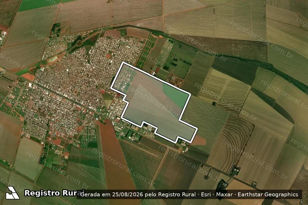 Imagem de satélite de Fazenda Ypê / Gleba A em Chapadão do Sul - MS