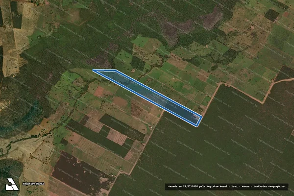 Imagem de satélite de FAZENDA ZE ALVES LOTE 151 - Parcela 1 em Jaborandi - BA
