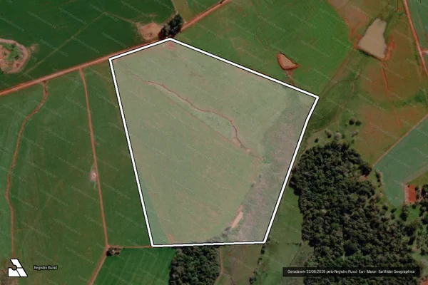 Imagem de satélite de Fazenda Salante - Gleba 01 em Garruchos - RS
